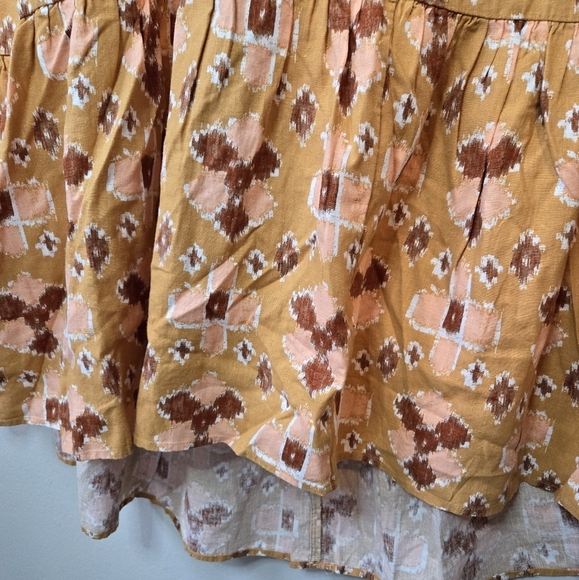 NWT Aerie Printed Halter Midi Dress Linen Size Large - Picture 3 of 7